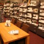 Interieur naaimachinespeciaalzaak 't Pandje